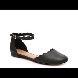 Crown Vintage Chantel Flats Black Sz 6.5